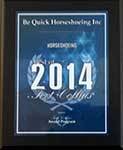 2014 Best Service Award